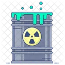 Radiation Radioactive Waste Nuclear Drum Icon