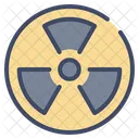 Radiation Warning Atomic Icon