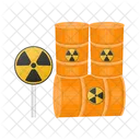Radiation Waste Danger Icon