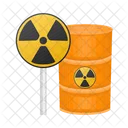 Radiation Waste Danger Icon