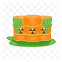 Radiation Waste Danger Icon