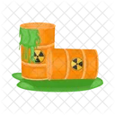 Radiation Waste Danger Icon