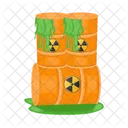 Radiation Waste Danger Icon