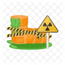 Radiation Waste Danger Icon