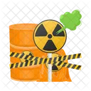 Radiation Waste Danger Icon