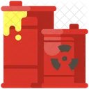 Radiation Barrels Nuclear Barrels Biohazard Icon