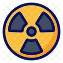 Radiation Hazard Radioactive Icon