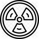 Radiation Toxic Biohazard Icon
