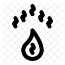 Radiation Heat Fire Icon