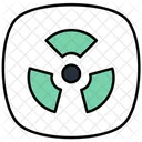 Radiation Pollution Danger Radioactive Icon