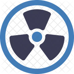 Radiation Sign  Icon