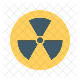 Radiation Sign  Icon