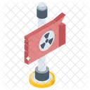 Radiation Sign Hazard Sign Nuclear Warning Icon