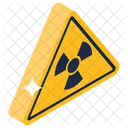 Radiation Warning Radiation Alert Radioactive Symbol Icon