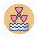 Radiation Wave Radioactive Danger Icon