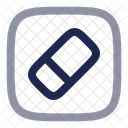 Radiergummi-Quadrat  Symbol