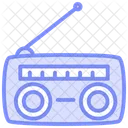 Radio Duotone Line Icon Icon