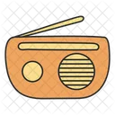 Vintage Tape Recorder Musical Device Radio Icon