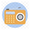 Radio Broadcasting Device Audio Icon