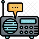 Radio News Communication Icon