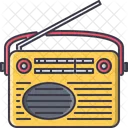 Radio Retro Gadget Icon