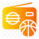 Radio Sports Basketball Icon