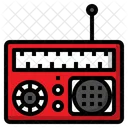Radio Music Broadcasting Icon