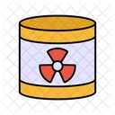 Radio Active Nuclear Equipment Radiation Waves Icon