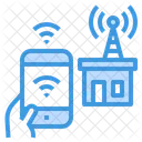 Radio Antena Smartphone Wifi Signal Icon