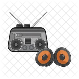 Radio audio speaker  Icon