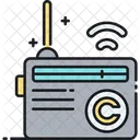 Radio Broadcast Copyright Transmission Rad Icon