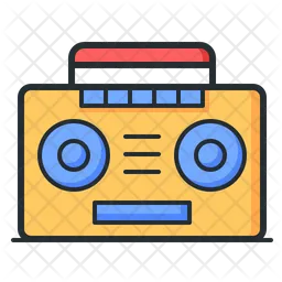 Radio Cassette Player  Icon