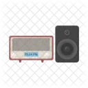 Radio Sonido Musica Icono