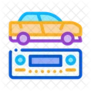 Radio de coche  Icono