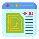 Identification Frequency Rfid アイコン