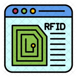Radio Frequency Identification  Icon