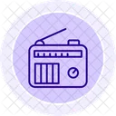 Radio Line Icon Icon