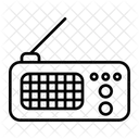 Radio Broadcasting Music Icône
