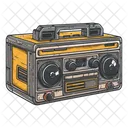 Radiokassette Kassette Kassettenband Symbol