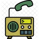 Radio Phone Communication Mobile Icono