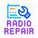 Radio Repair Service Icon