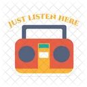 Rádio retrô  Ícone