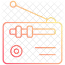 라디오 세트 라디오 오래된 라디오 아이콘