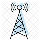 Radio Tower Color Shadow Thinline Icon Icon