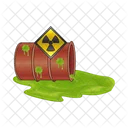 Radioactive Nuclear Radiation Icon