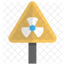 Radioactive Biohazard Radiation Sign Icon