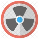 Radioactive Biohazard Radiation Sign Icon