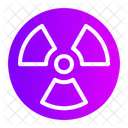 방사성 방사선 핵 아이콘