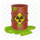 Radioactive Barrel Barrel Radioactive Icône
