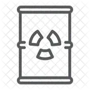 Radioactive Barrel Barrel Radioactive Chemical Icon